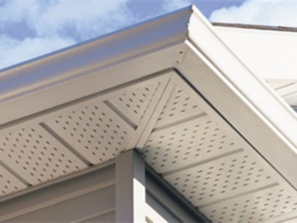 Flashing and downspout